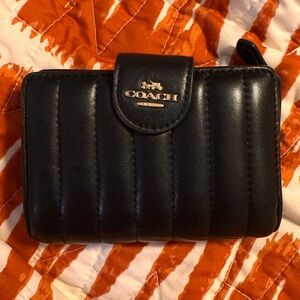 Coach Medium Zip Quilted Leather Wallet
